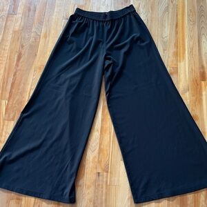 Alice + Olivia Black Wide Leg Pants